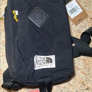 The North Face Berkeley Field Bag in Black and Gold